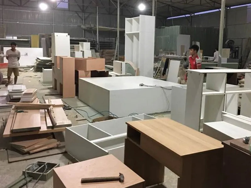 Xưởng nội thất gỗ công nghiệp