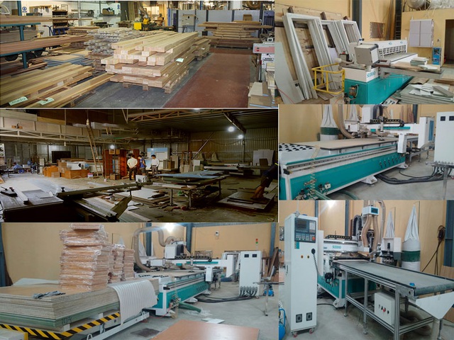 Xưởng thi công nội thất gỗ công nghiệp