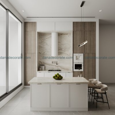 Thiết kế thi công nội thất phòng bếp tại Đà Nẵng theo phong cách hiện đại sang trọng