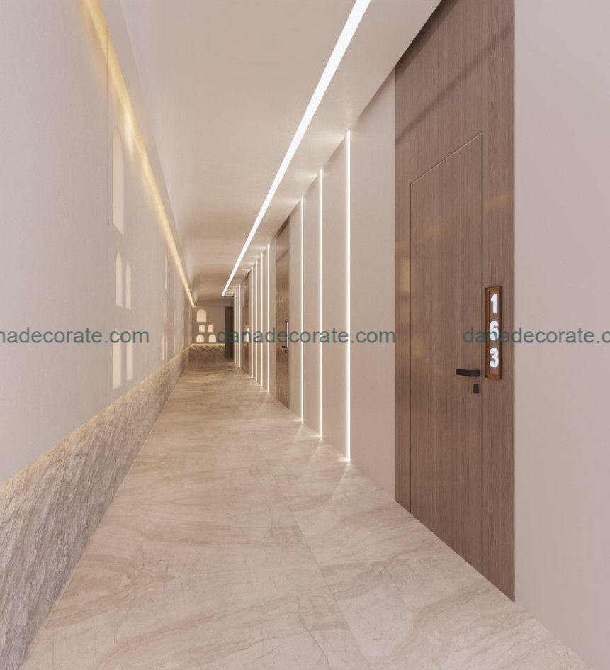Thiết kế thi công khách sạn tiêu chuẩn 4 sao hiện đại sang trọng