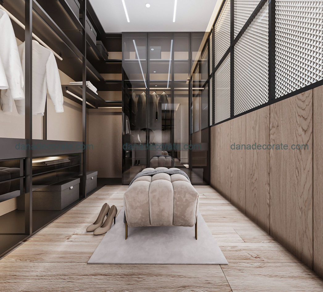 Thiết kế thi công nội thất phòng ngủ căn hộ theo phong cách kiến trúc hiện đại sang trọng tại Đà Nẵng