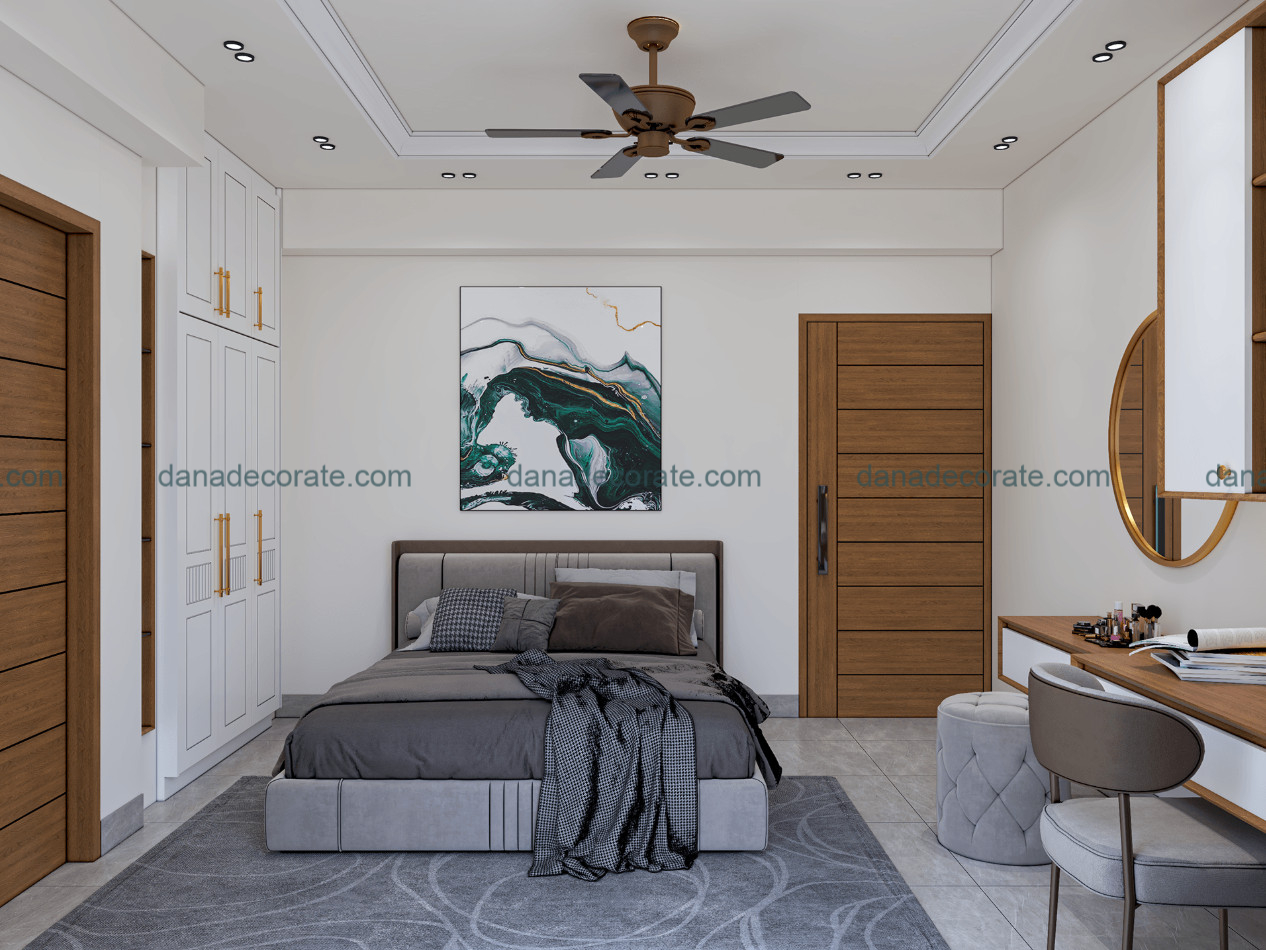 Thiết kế thi công nội thất phòng ngủ phong cách hiện đại sang trọng