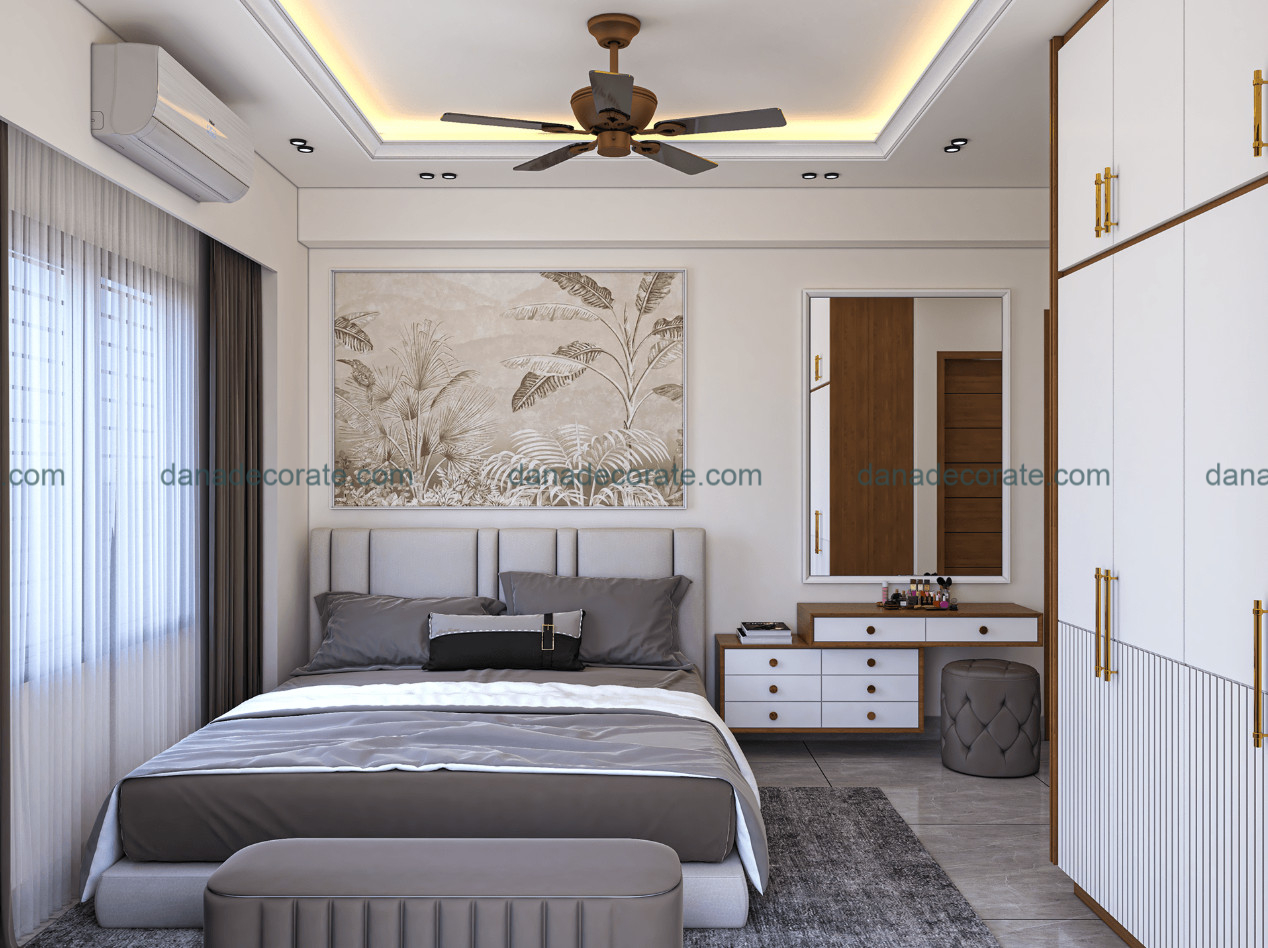 Thiết kế thi công nội thất phòng ngủ phong cách hiện đại sang trọng