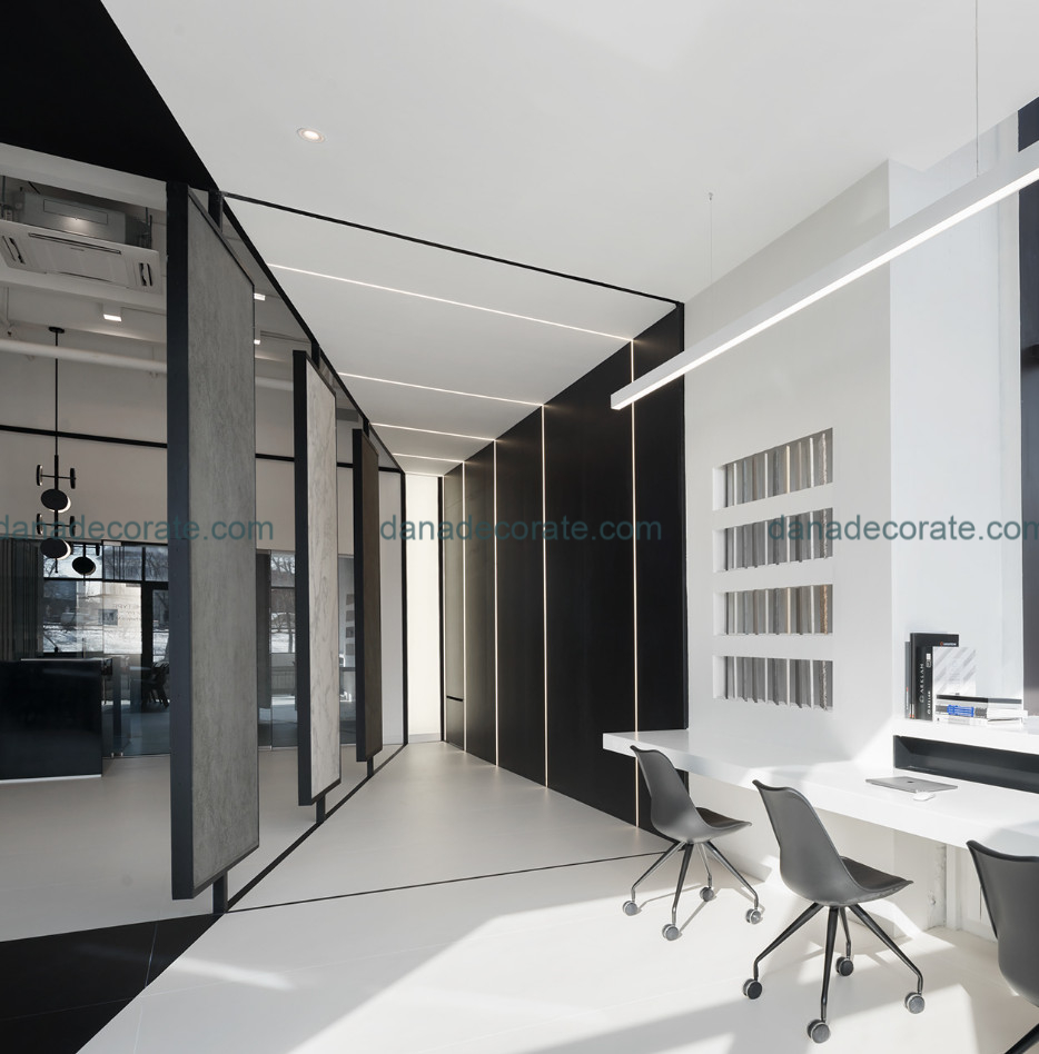 Thiết kế thi công nội thất showroom gạch trang trí tại Đà Nẵng