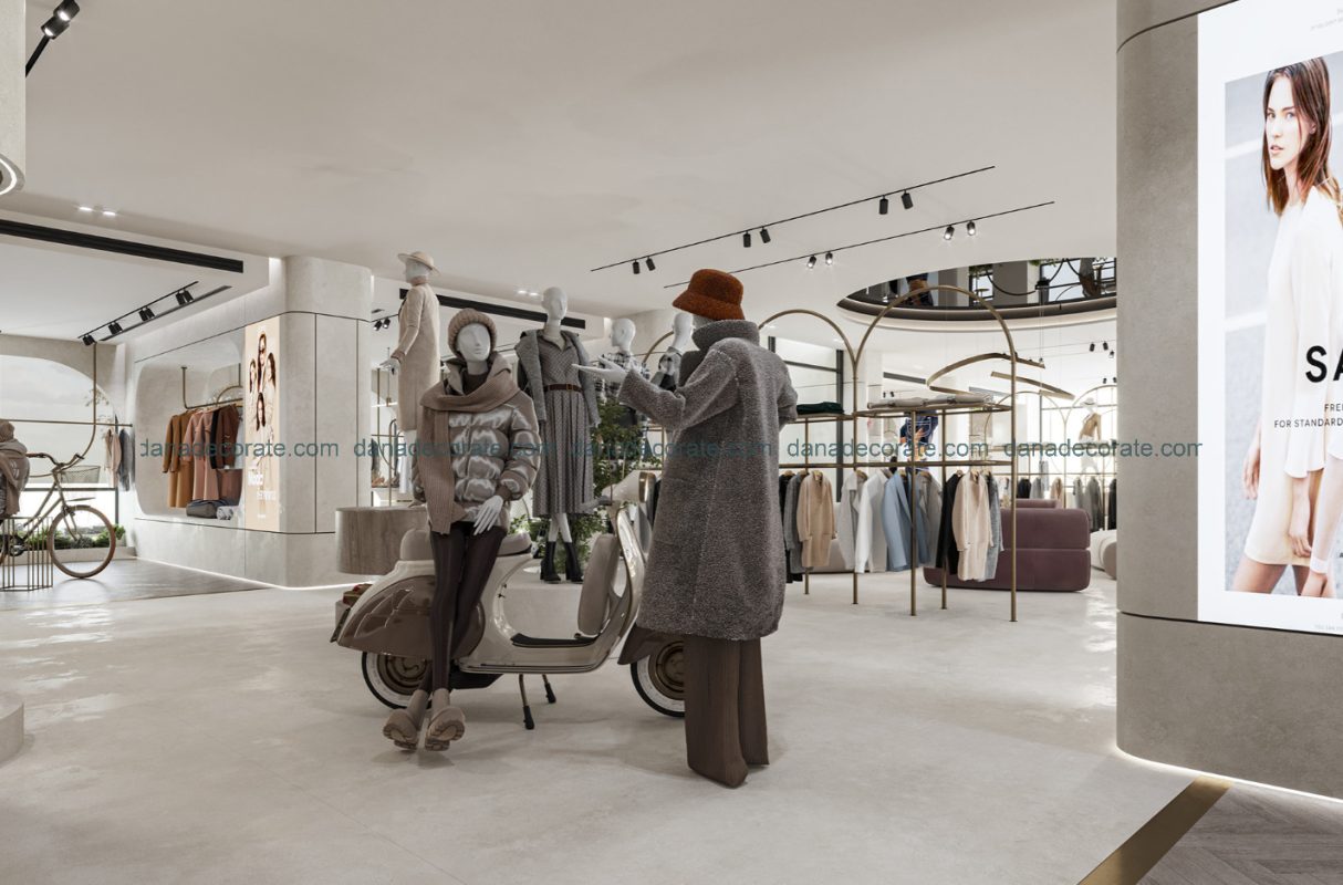 Thiết kế thi công trọn gói showroom thời trang cao cấp tại Đà Nẵng